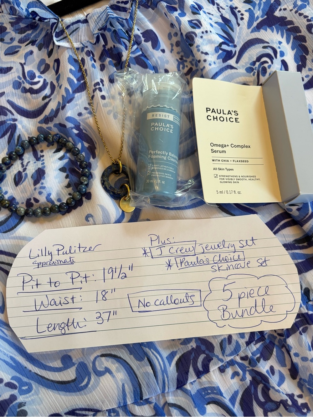 $18 start Designer Bundle Christyg79 Sun 5/24 Lilly Pulitzer 5 pcs original $300 - Picture 7 of 12
